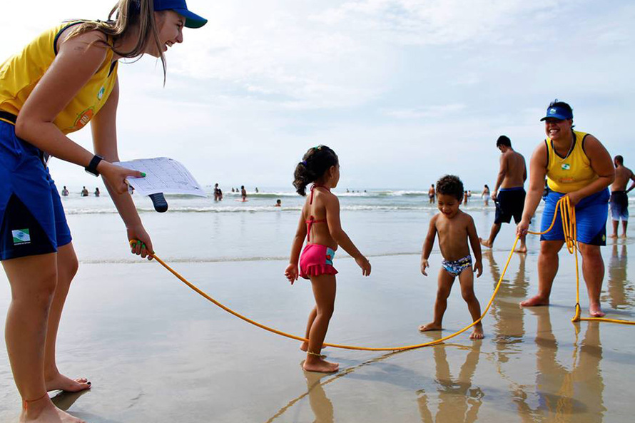 Atividades esportivas dos postos fixos do Verão Maior Paraná