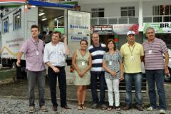 O diretor geral do Departamento de Transito do Paraná (Detran), Marcos Traad, visitou nesta sexta-feira (10), as unidades móveis e Circunscrições Regionais de Trânsito (Ciretrans) do Litoral. Foto Chuniti Kawamura/AENoticias.

